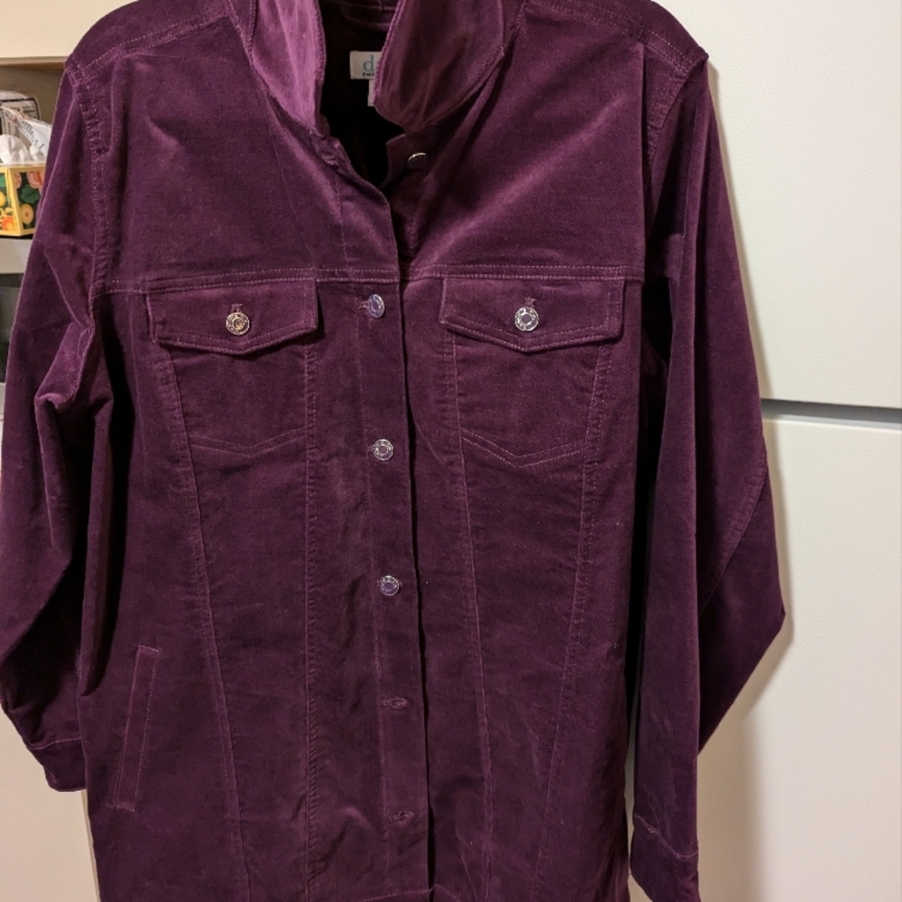 Denim&Co Purple Jean Jacket